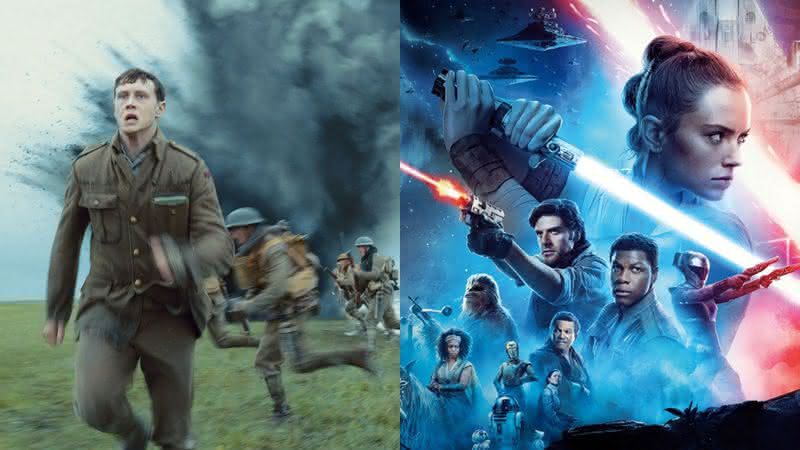 Pôster oficial de 1917 e Star Wars: A Ascensão de Skywalker - Divulgação/Universal//Disney