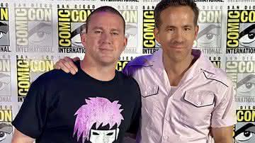 Channing Tatum e Ryan Reynolds na San Diego Comic-Con - Reprodução/X