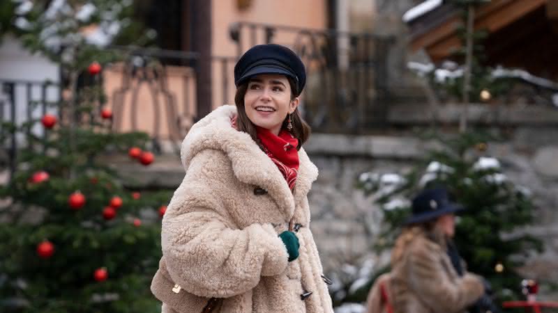 Lily Collins na nova temporada de "Emily em Paris" - Foto: Divulgação/Netflix