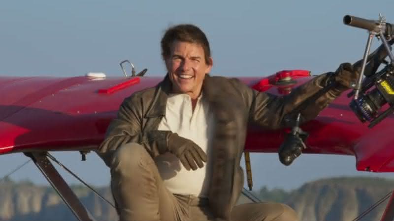 Tom Cruise se pendura em avião para cena de "Missão: Impossível 8"; veja imagens - Divulgação/Paramount Pictures