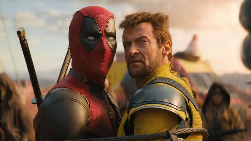 Ryan Reynolds e Hugh Jackman em Deadpool & Wolverine - Divulgação/Marvel Studios