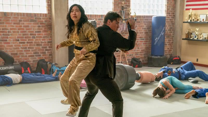 Awkwafina e John Cena em "Jackpot: Loteria Mortal" - Divulgação/Prime Video