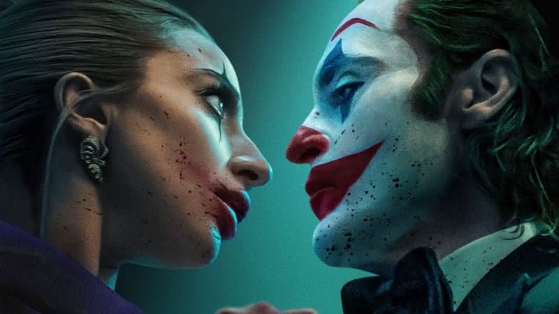 Joaquin Phoenix e Lady Gaga ilustram pôsteres individuais de "Coringa: Delírio a Dois" - Divulgação/Warner Bros.