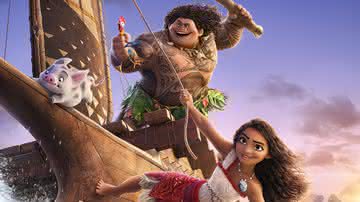 Moana e Maui encaram novos desafios no trailer oficial de "Moana 2" - Divulgação/Disney