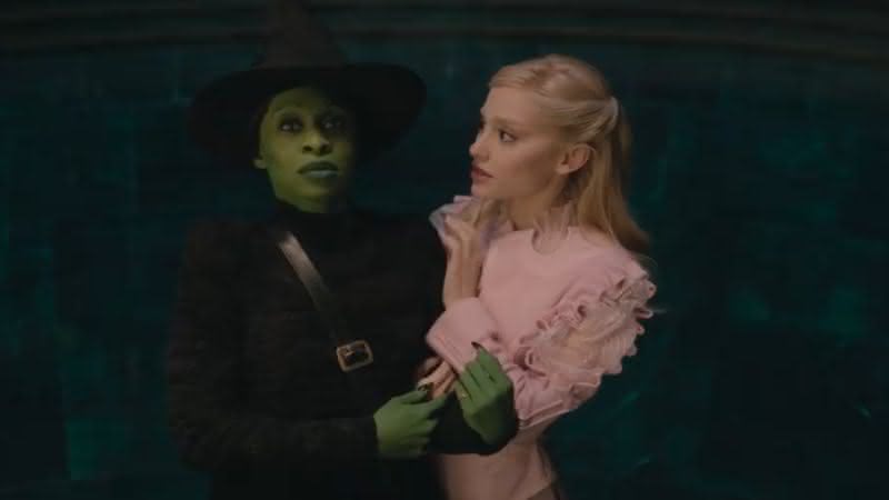 Cynthia Erivo e Ariana Grande como Elphaba e Glinda - Divulgação/Universal Pictures