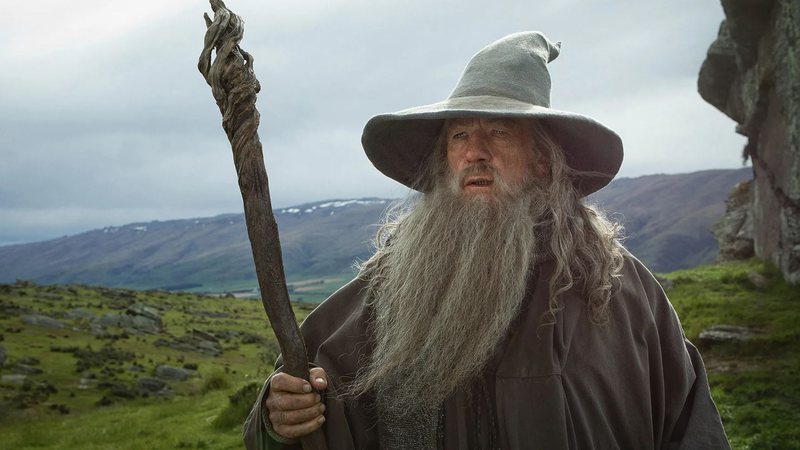 Ian McKellen como Gandalf - Divulgação/Warner Bros.