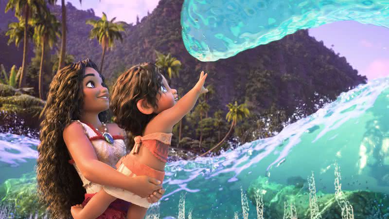 Moana e sua irmã em "Moana 2" - Divulgação/Disney