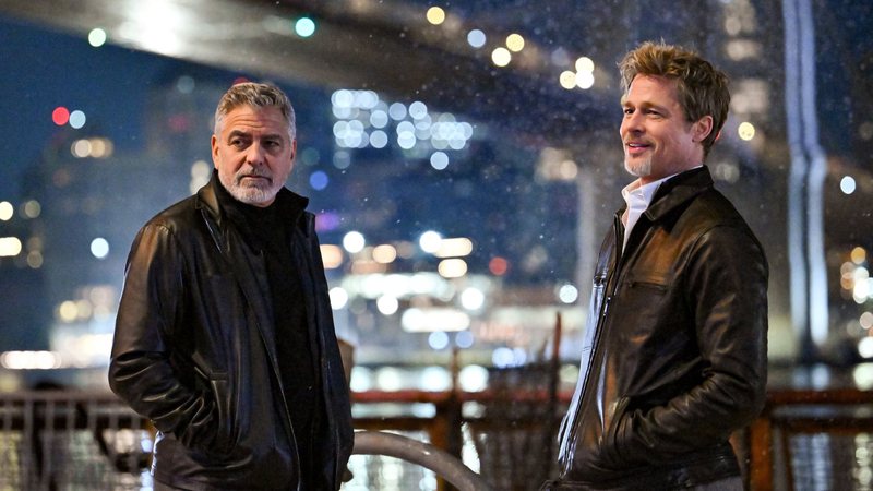 "Lobos", com George Clooney e Brad Pitt, se torna o filme mais assistido da história do Apple TV+ - Divulgação/Apple TV+