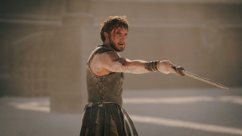 Paul Mescal conseguiu papel em Gladiador 2 após videochamada de 30 minutos - Divulgação/Paramount Pictures