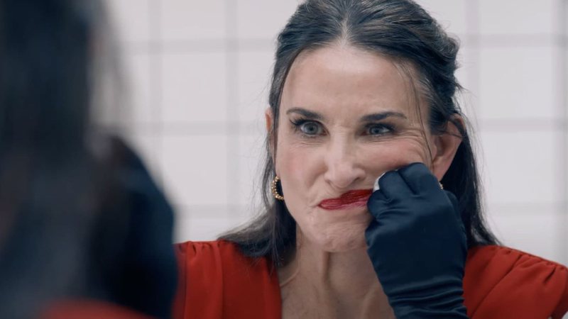 Demi Moore em A Substância - Divulgação/Imagem Filmes