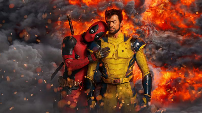 Ryan Reynolds e Hugh Jackman em Deadpool & Wolverine - Divulgação/Marvel Studios