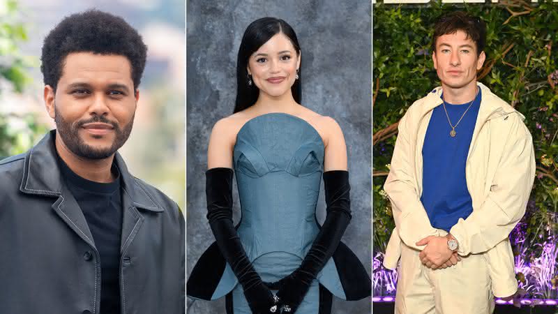 The Weeknd vai estrelar filme com Jenna Ortega e Barry Keoghan - (Karwai Tang/WireImage/Marc Piasecki/FilmMagic/Bryan Bedder/Getty Images)