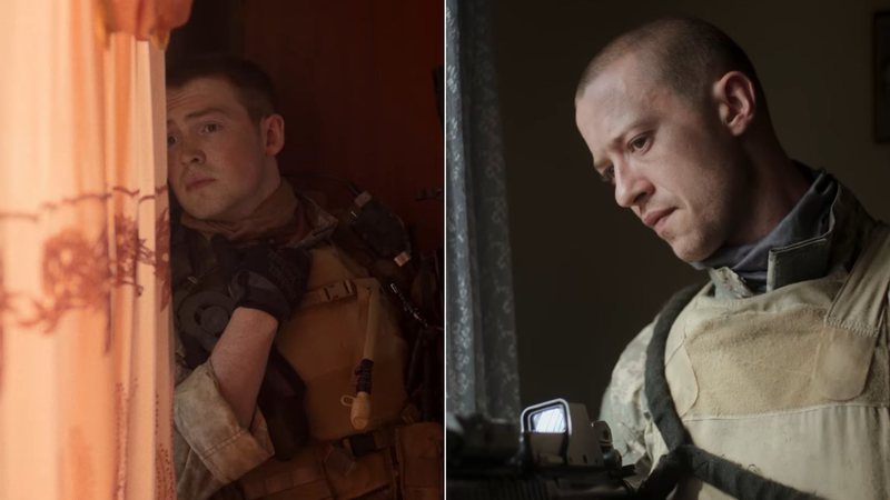 Kit Connor e Joseph Quinn em Warfare - Divulgação/A24