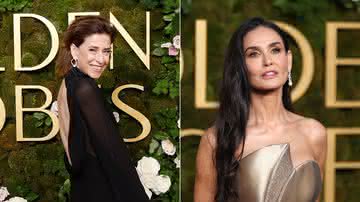 Fernanda Torres foi surpreendida com mensagem de Demi Moore antes do Globo de Ouro - Taylor Hill/FilmMagic/Matt Winkelmeyer/WireImage