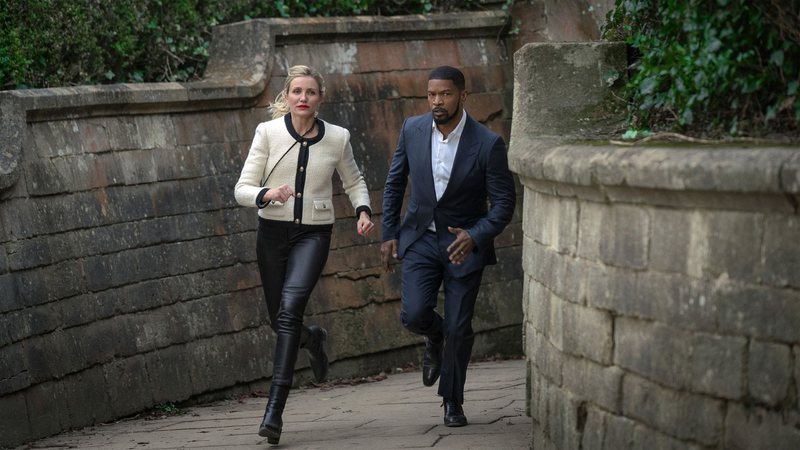 Jamie Foxx convenceu Cameron Diaz a sair da aposentadoria para estrelar De Volta à Ação - Divulgação/Netflix