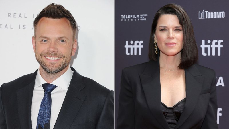 Joel McHale será marido de Neve Campbell em Pânico 7 - Divulgação/Jon Kopaloff/FilmMagic/Michael Loccisano/EveryStory2023/Getty Images