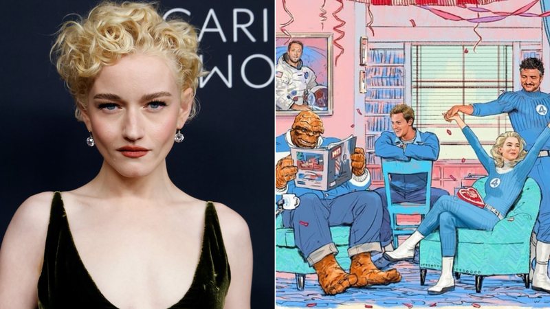 Julia Garner elogia elenco de Quarteto Fantástico - Taylor Hill/FilmMagic/Divulgação/Marvel