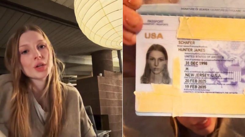 Hunter Schafer, de Euphoria, revela mudança de gênero em passaporte após decisão de Trump - Reprodução/TikTok