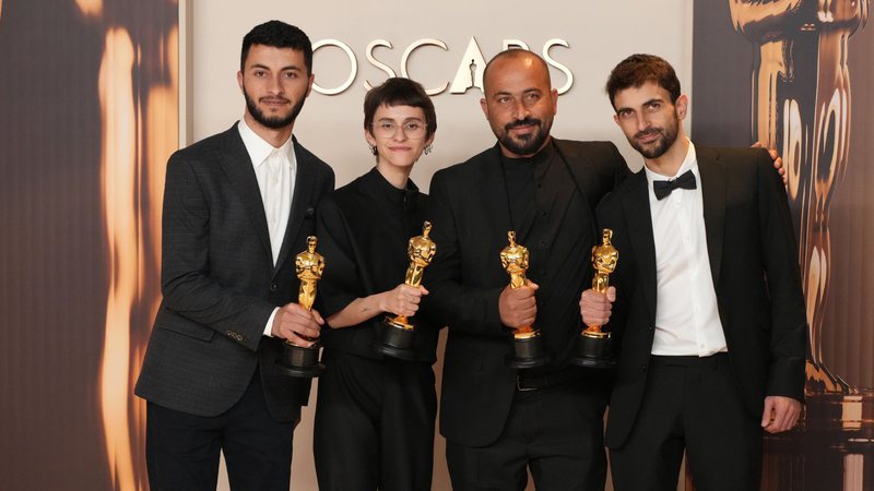 No Other Land vence Oscar e equipe pede 'fim do genocídio do povo palestino' - Jeff Kravitz/FilmMagic