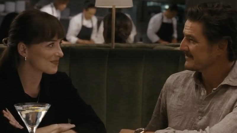 Dakota Johnson e Pedro Pascal em Materialists - Divulgação/A24