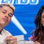 José Loreto e Carol Castro são comentaristas de esporte rivais no teaser de Jogo Cruzado