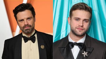 Sebastian Stan e Leo Woodall serão um casal no drama gay Burning Rainbow Farm - Divulgação/Dia Dipasupil/FilmMagic/Mike Marsland/WireImage