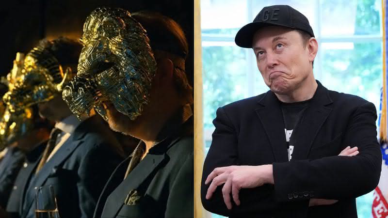 Criador de Round 6 diz que VIPs malignos da série se assemelham a Elon Musk - Divulgação/Netflix - Kevin Dietsch/Getty Images