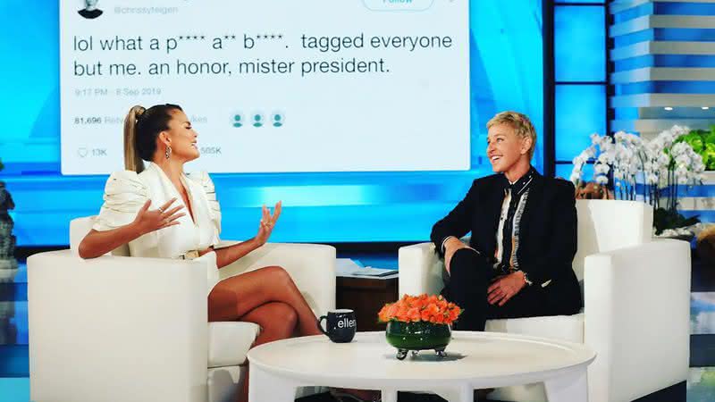 A modelo revelou os detalhes no programa de Ellen DeGeneres - Reprodução/Instagram