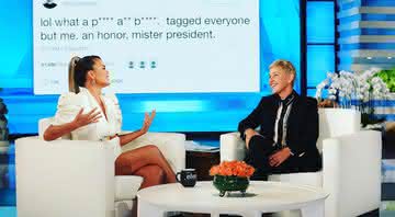 A modelo revelou os detalhes no programa de Ellen DeGeneres - Reprodução/Instagram