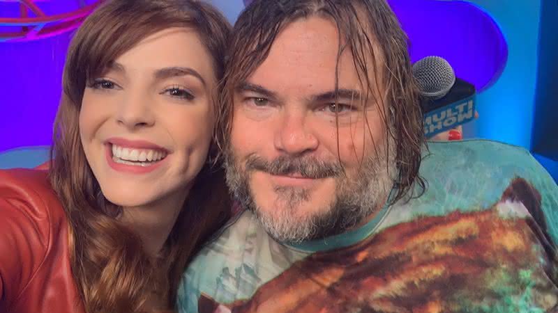 Titi Müller e Jack Black - Reprodução/Instagram