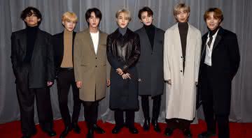 BTS no tapete vermelho da 62ª edição do Grammy - Getty Images