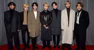 BTS no tapete vermelho da 62ª edição do Grammy - Getty Images