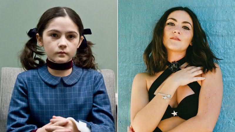 "A Órfã": Atriz de 24 anos reprisará papel da jovem de 9 anos sem uso de efeitos ou maquiagem especiais - Divulgação/Warner Bros./Reprodução/Instagram