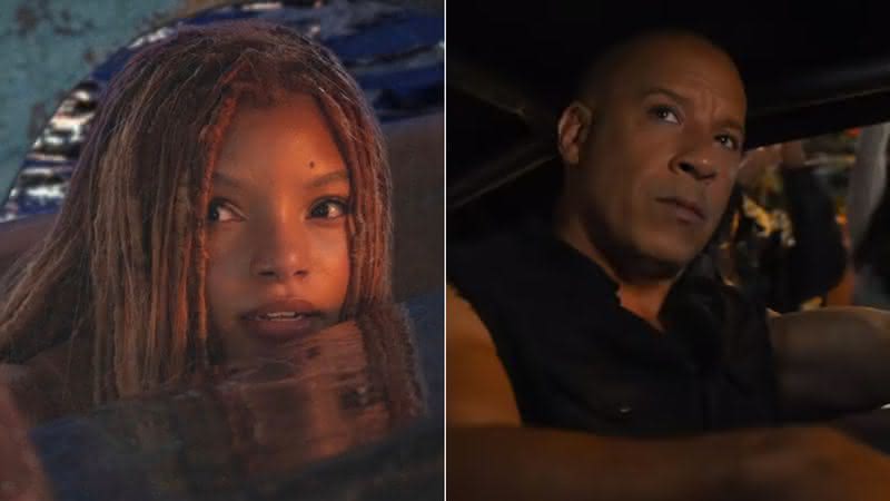"A Pequena Sereia" perde a corrida contra "Velozes e Furiosos 10" na bilheteria brasileira - Divulgação/Disney/Universal Pictures