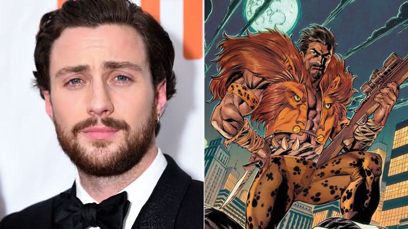 Aaron Taylor-Johnson será o Kraven, o Caçador - Michael Loccisano/Getty Images//Marvel Comics