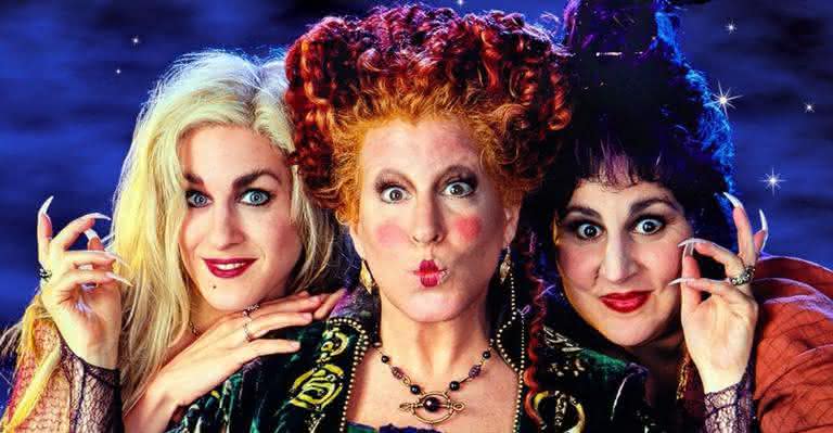 Sarah Jessica Parker, Bette Midler e Kathy Najimy em "Abracadabra" - Divulgação/Disney