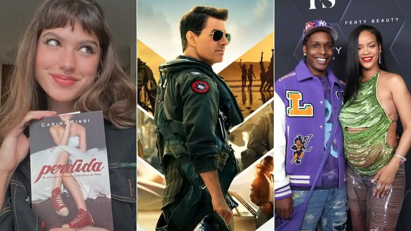 Adaptação de "Perdida" com Giovanna Grigio; Tom Cruise sobre "Top Gun 2" no streaming; e mais notícias do dia - Divulgação/Instagram/Paramount Pictures/Getty Images: Mike Coppola