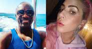 Akon e Lady Gaga em fotos publicadas em seus perfis do Instagram - Instagram