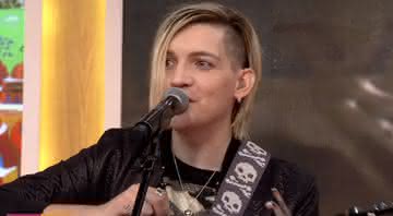 Alex Band, vocalista do The Calling, no programa de Fátima Bernardes - TV Globo