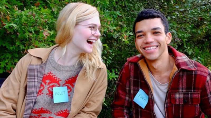 Elle Fanning e Justice Smith interpretar os personagens literários Violet Markey e Justice Smith - Reprodução/Instagram