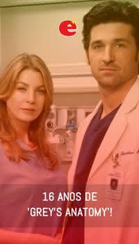 16 anos de "Grey's Anatomy"!