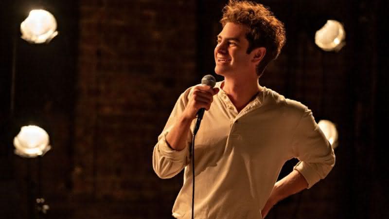 Andrew Garfield interpreta o escritor Jonathan Larson em "Tick, Tick... BOOM!" - Divulgação/Netflix