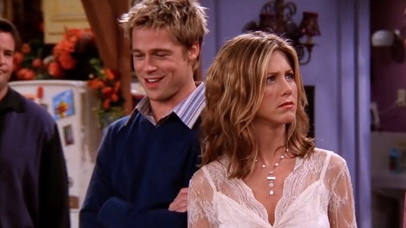 Jennifer Aniston e Brad Pitt trabalharam juntos em Friends - Reprodução/Warner Bros. Pictures