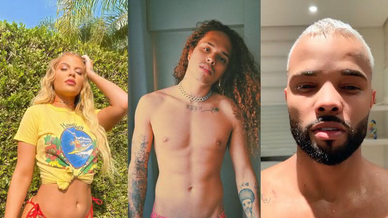 Luísa Sonza, Vitão e MC Zaac em publicação nas redes sociais - Reprodução/Instagram