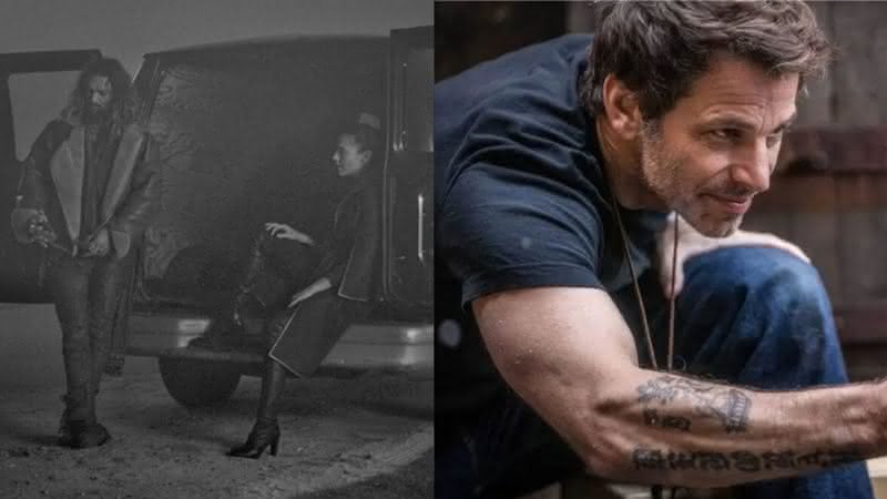 Aquaman e Mulher-Maravilha em cena deletade de Liga da Justiça e  Zack Snyder em set de filmagem - Vero