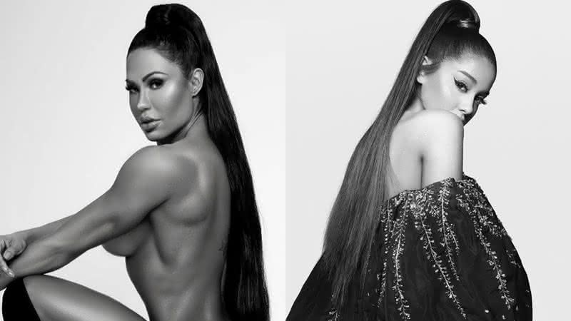 Gracyanne Barbosa e Ariana Grande - Reprodução/Instagram