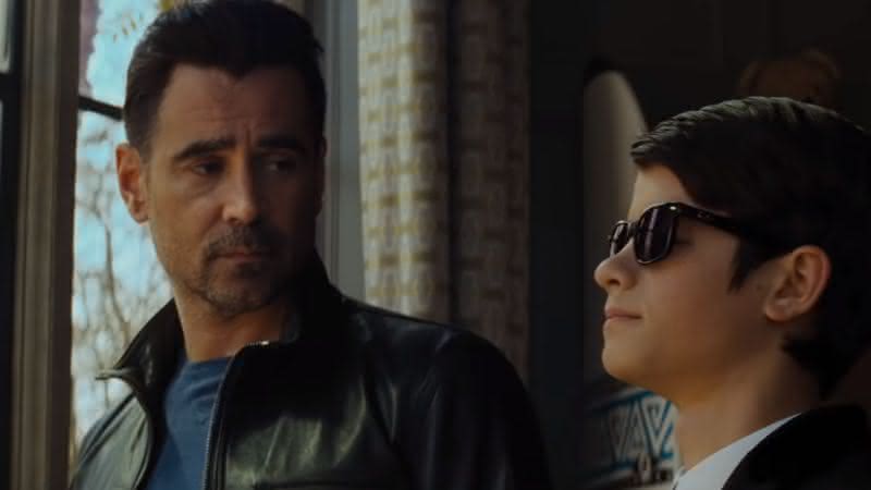 Colin Farrell e Ferdia Shaw no trailer de Artemis Fowl - Divulgação/Disney