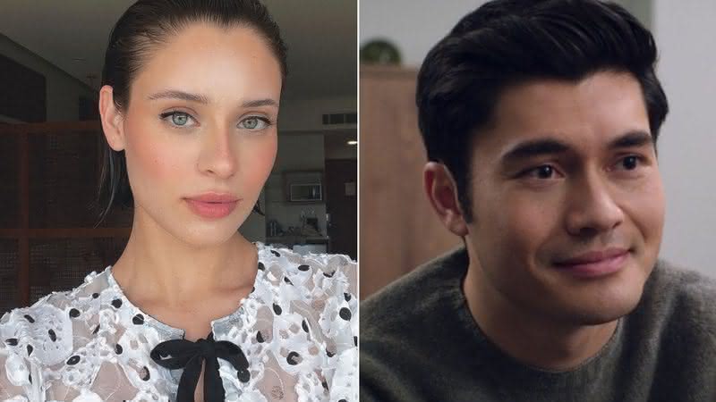 Daniela Melchior e Henry Golding viverão casal no longa - (Reprodução/Instagram/Universal Studios)