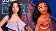 Auli'i Cravalho, que deu voz a Moana na animação de 2016, não estará no live-action de "Moana: Um Mar de Aventuras" - Alberto E. Rodriguez/Getty Images - Reprodução/Disney