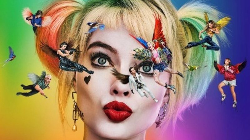 Margot Robbie como Arlequina no pôster - Reprodução/Instagram